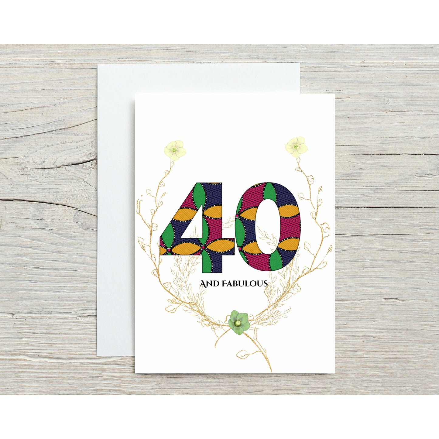 Milestones Birthday Cards in African Prints Designs