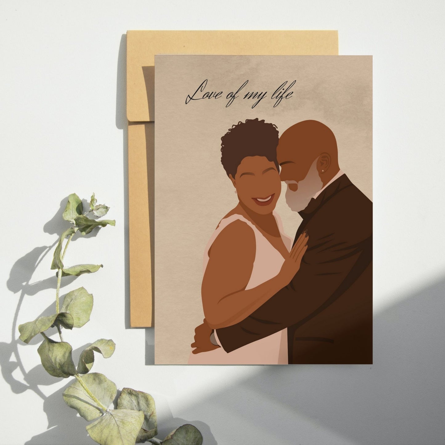 Love of my life valentines day  anniversary card