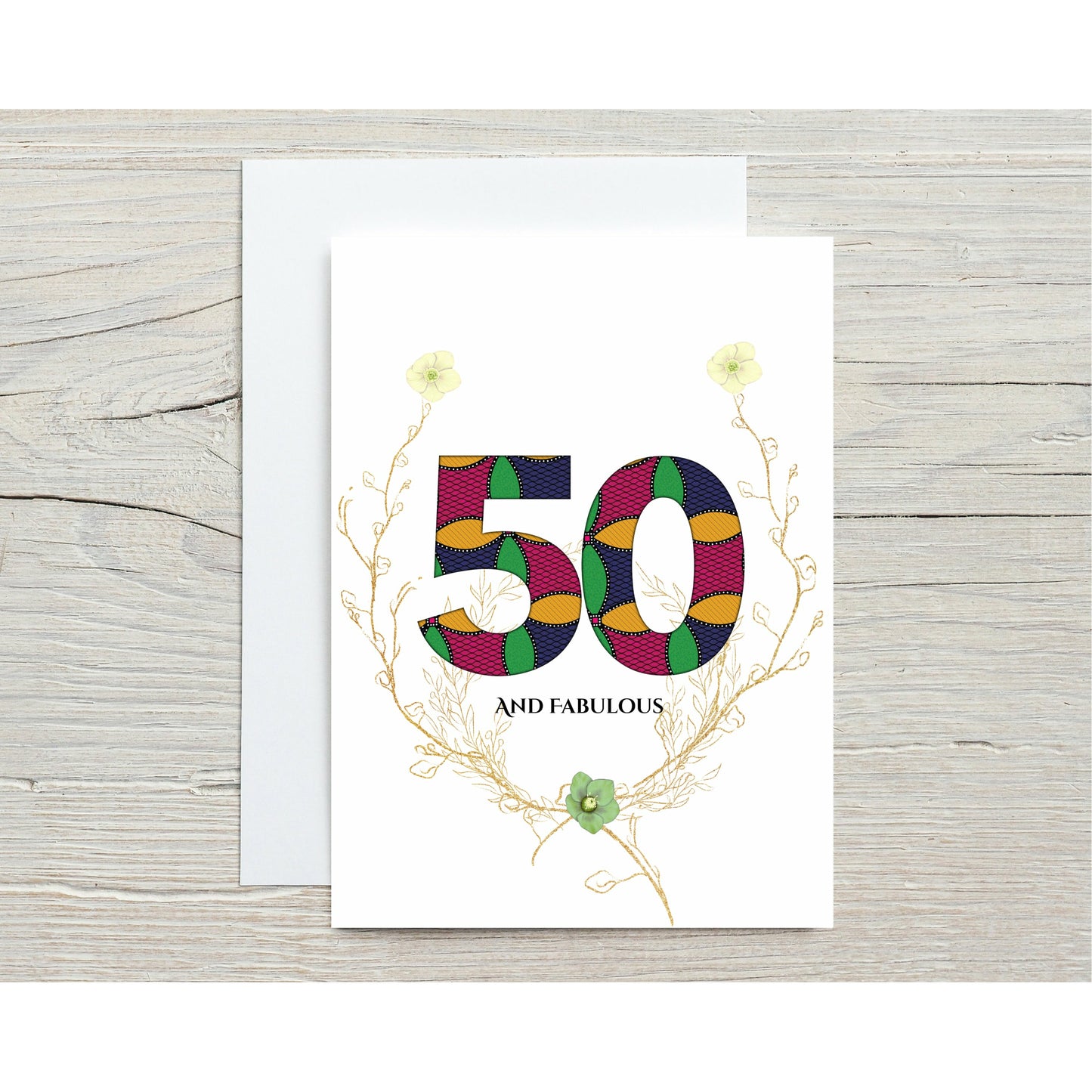 Milestones Birthday Cards in African Prints Designs