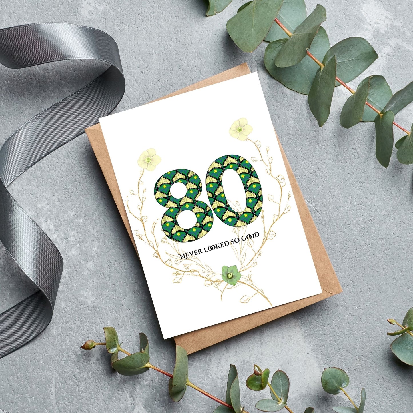 Milestones Birthday Cards in African Prints Designs