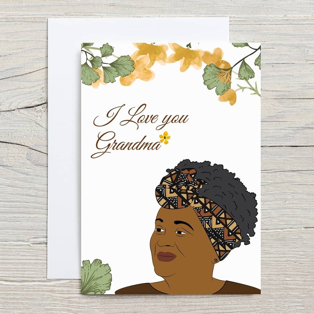 Black Grandma Card /Great-Grandma Card