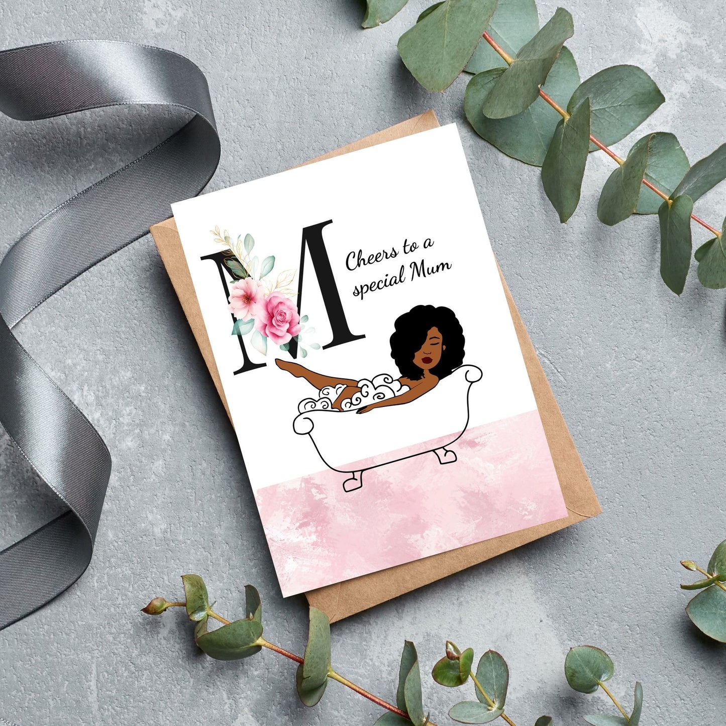 Black Woman Self Love Greeting Card